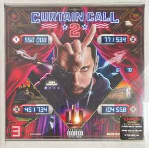 EMINEM Curtain Call 2 - Ltd Fluerescent Orange Vinyl Double LP - Album