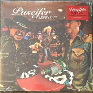 PUSCIFER Money Shot -  2 × Limited Edition, Opaque White w/Red Swirl Vinyl LP - Album