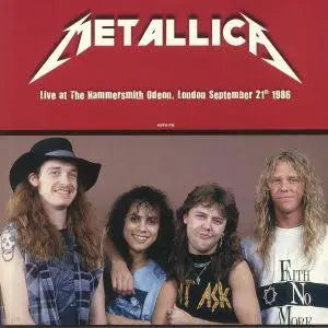 METALLICA Live At The Hammersmith Odeon, London September 21th 1986 - 180g Coloured Vinyl LP