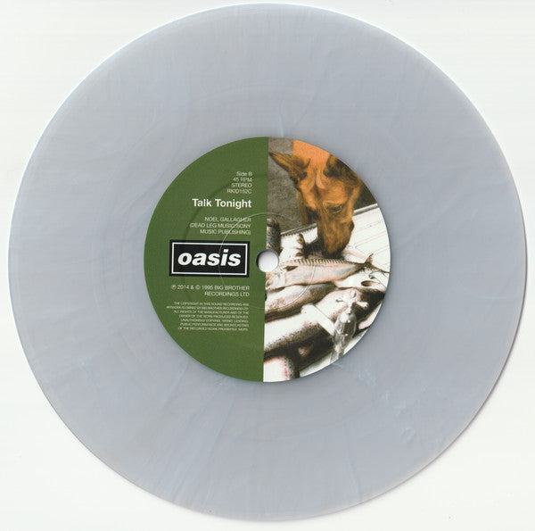 OASIS Some Might Say / Talk Tonight - 30th Anniversary Limited Edition Pearl 7”