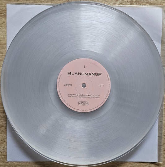 BLANCMANGE Everything Is Connected Too: The Best of Blancmange - RSD Crystal Clear Vinyl LP