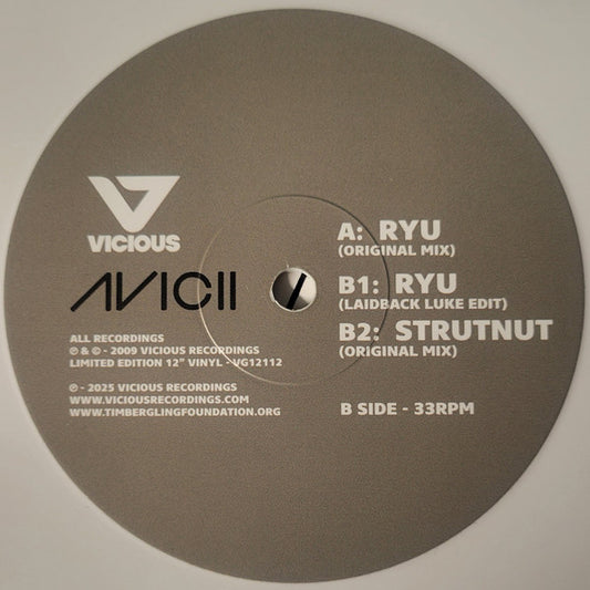 AVICII Ryu-Strutnut - RSD White Vinyl 12” Single
