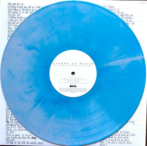 LIANNE LA HAVAS Is Your Love Big Enough? - RSD Pink & Blue Galaxy Marble Vinyl LP
