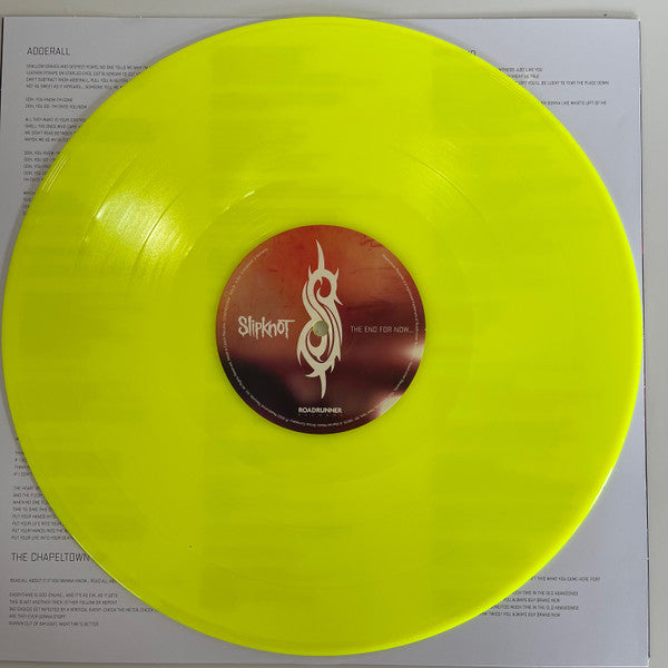 SLIPKNOT The End, So Far - Limited Edition Neon Yellow Vinyl 2LP