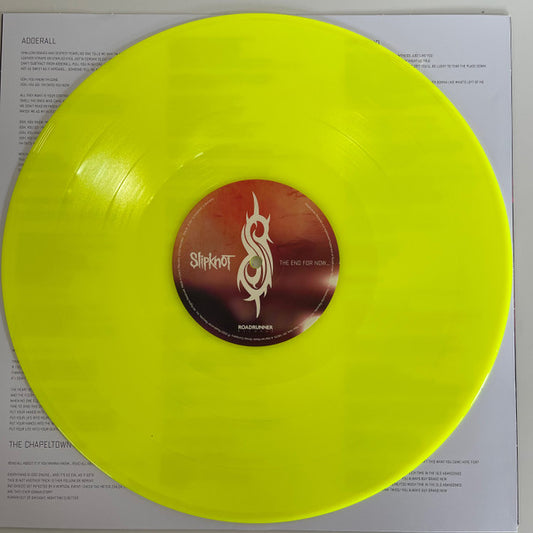 SLIPKNOT The End, So Far - Limited Edition Neon Yellow Vinyl 2LP