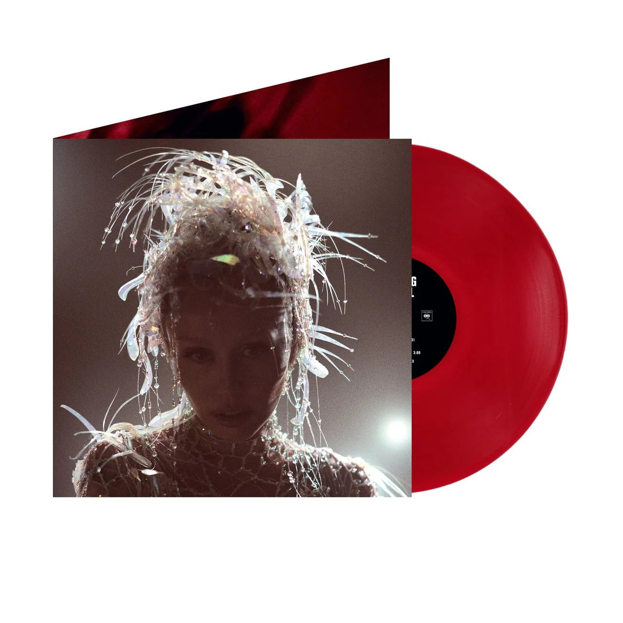 MILEY CYRUS Something Beautiful - Exclusive Translucent Red Vinyl