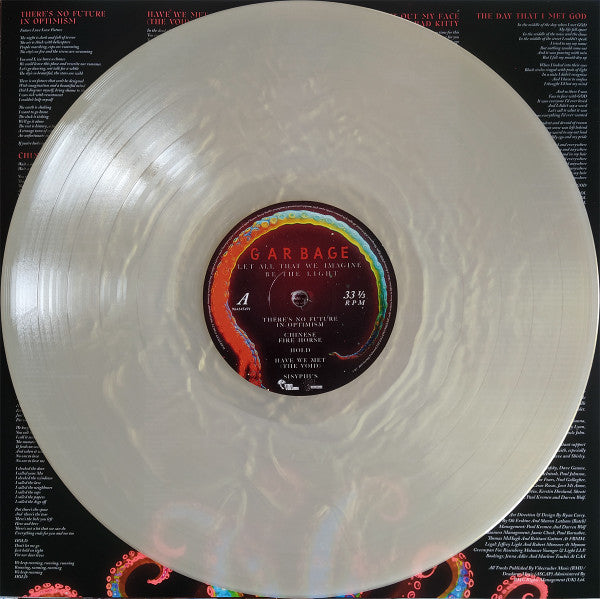 GARBAGE Let All That We Imagine Be The Light - Limited Edition Pearl Sunrise Vinyl LP