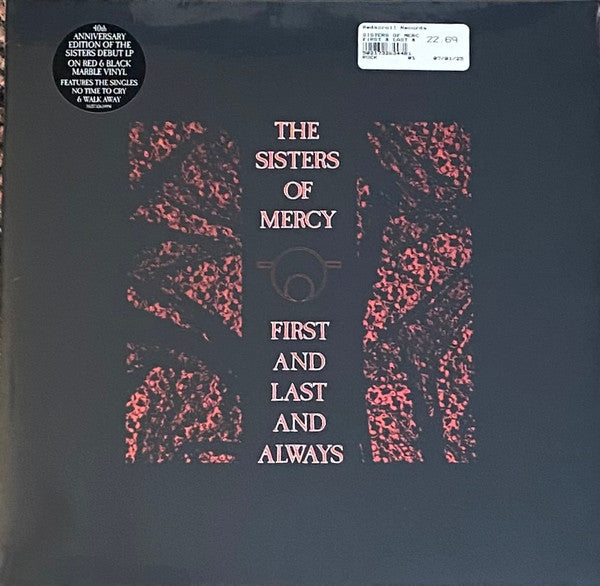 THE SISTERS OF MERCY First And Last And Always - 40th Anniversary Red & Black Marble Vinyl LP - Album