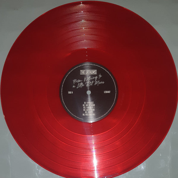 THE LATHUMS From Nothing To A Little Bit More - Limited Edition Transparent Red Vinyl LP - Album