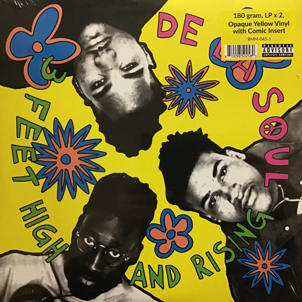 DE LA SOUL 3 Feet High And Rising - Opaque Yellow Vinyl 2xLP - Album
