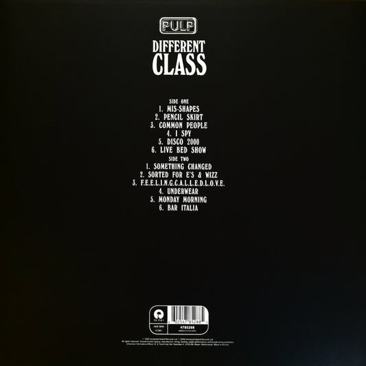PULP Different Class - Vinyl LP - Album