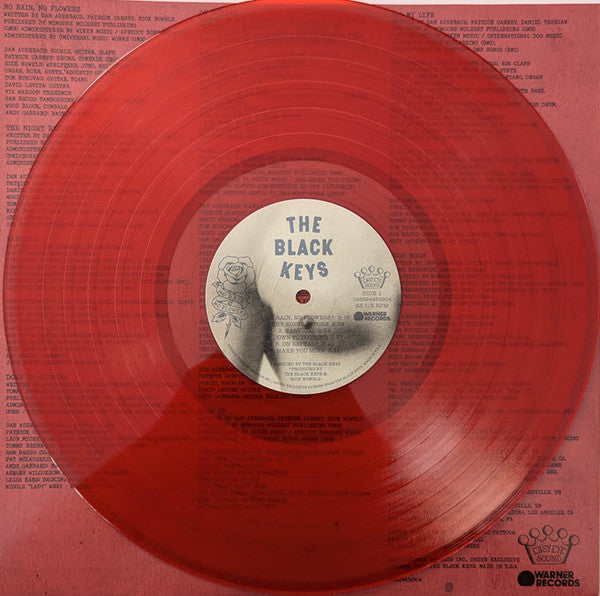 THE BLACK KEYS No Rain, No Flowers - Limited Edition Ruby Red Vinyl LP With Poster - Album