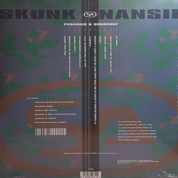 SKUNK ANANSIE Paranoid & Sunburnt - Vinyl LP - Album