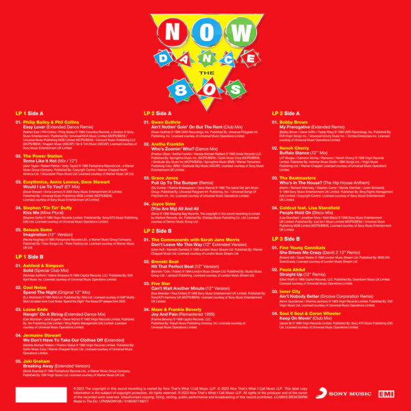 VARIOUS Now Dance The 80s - Red Vinyl 3xLP - Compilation