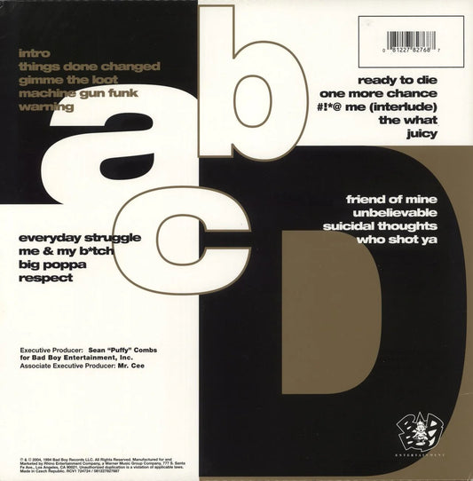 THE NOTORIOUS B.I.G. Ready To Die - Limited Edition Gold Vinyl 2xLP - Album