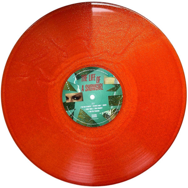 TAYLOR SWIFT The Life Of A Showgirl - Portofino Orange Glitter Vinyl LP - Album