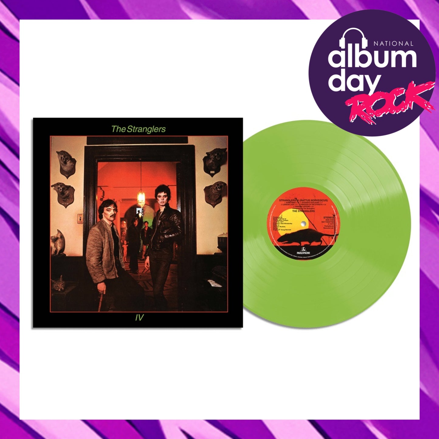 THE STRANGLERS IV Rattus Norvegicus (National Album Day 2025) - Translucent Green Vinyl LP - Album