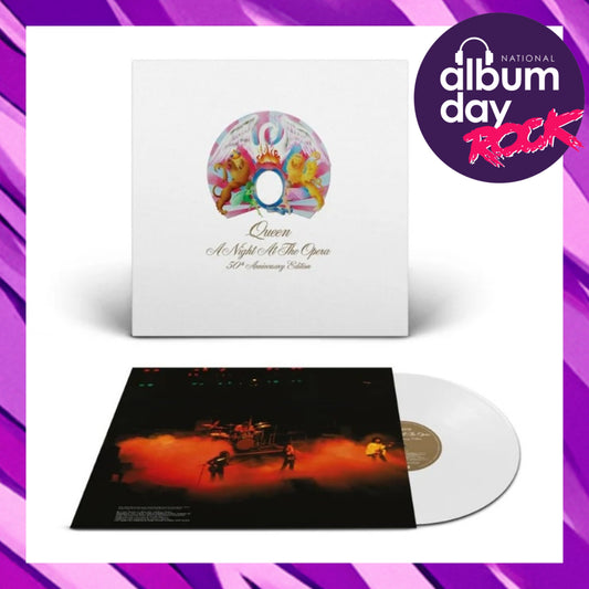 QUEEN A Night At The Opera (National Album Day 2025)  - 50th Anniversary Half Speed Crystal Clear Vinyl LP - Album