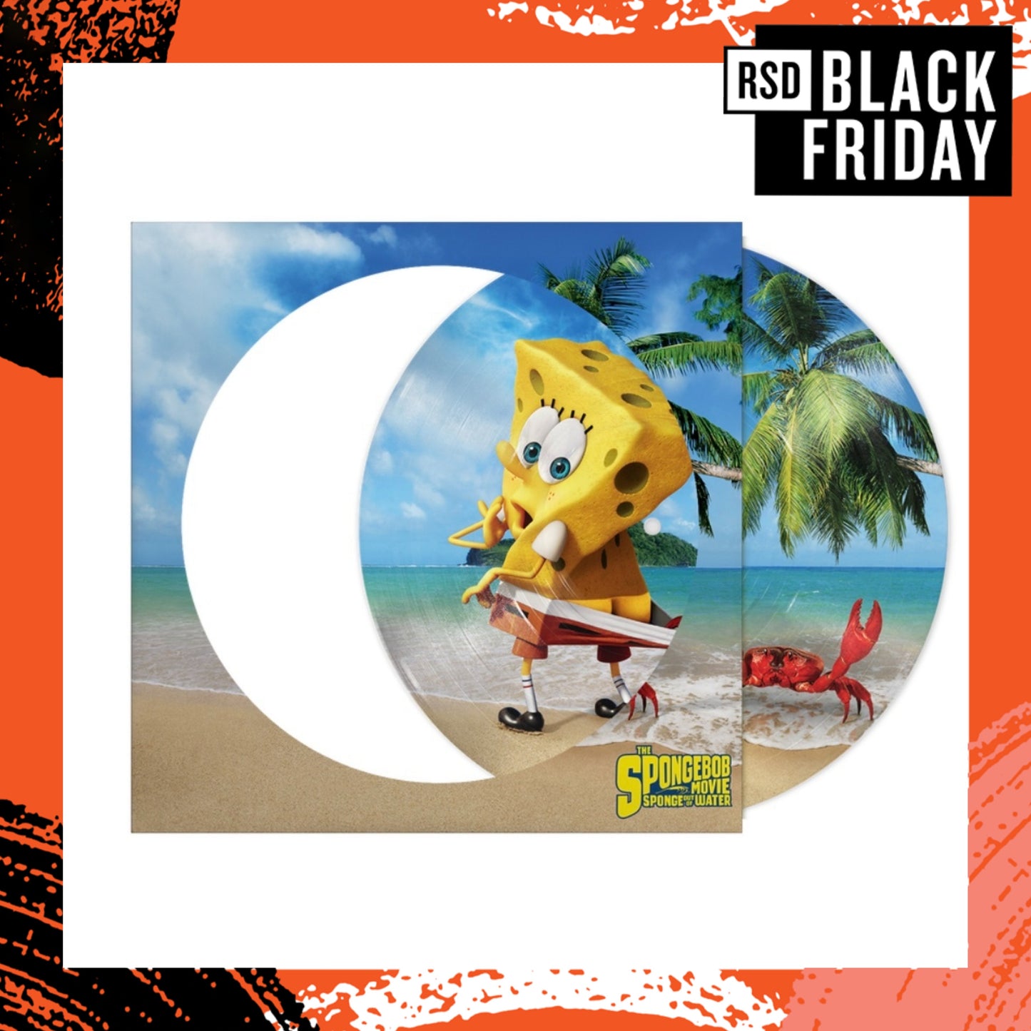JOHN DEBNEY The Spongebob Movie: Sponge Out Of Water (Music From The Motion Picture) (Record Store Day Black Friday 2025) - Limited Edition Picture Disc Vinyl LP - Album