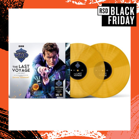 DOCTOR WHO The Last Voyage: Audio Adventure Read By David Tennant (Record Store Day Black Friday 2025) - Translucent Yellow Vinyl 2xLP - Album