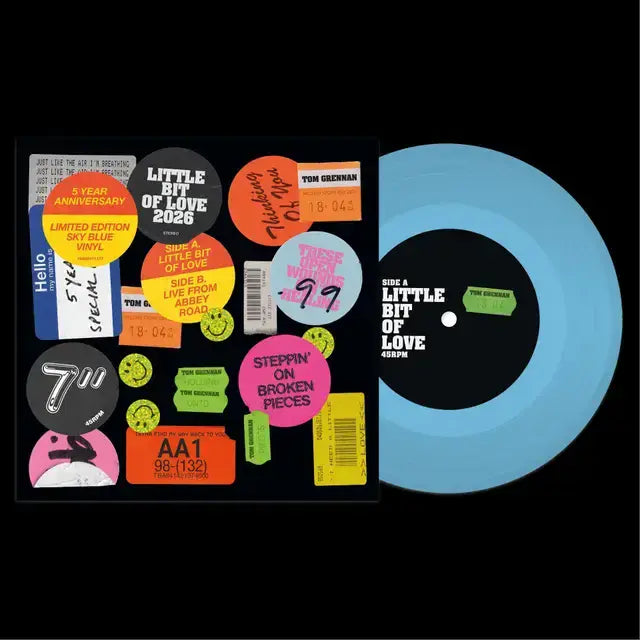 TOM GRENNAN Little Bit Of Love (Record Store Day 2026) - Limited Edition Sky Blue Vinyl 7” - Single