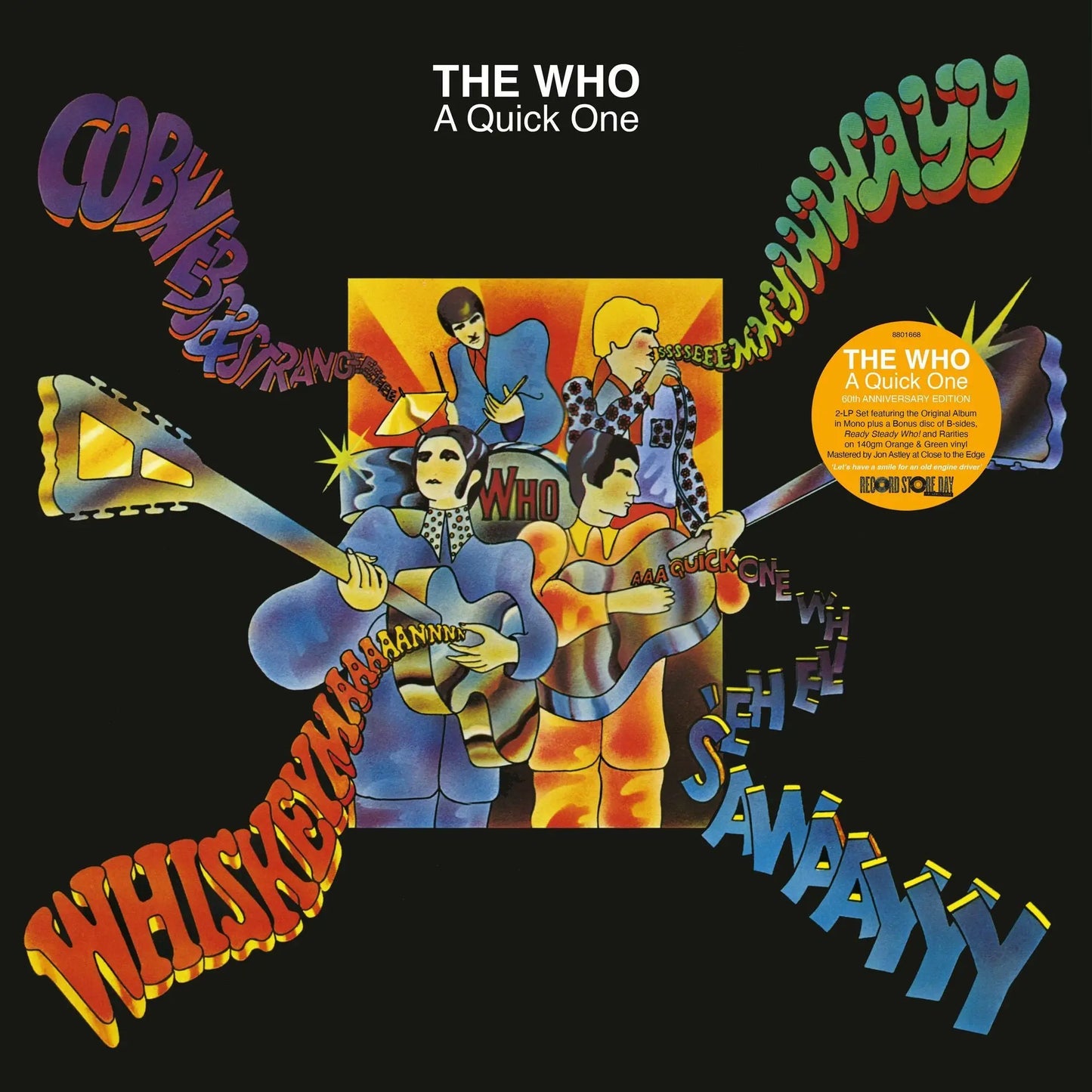 THE WHO A Quick One (Record Store Day 2026) - 60th Anniversary Edition Orange And Green Coloured Vinyl 2LP - Album