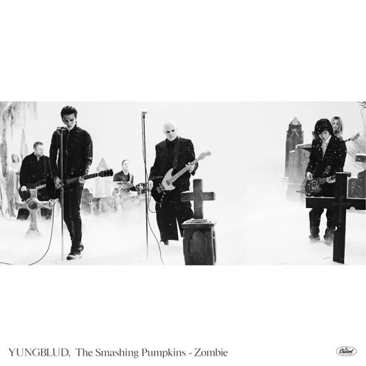 YUNGBLUD AND THE SMASHING PUMPKINS Zombie - Limited Edition White Vinyl 7” - Single
