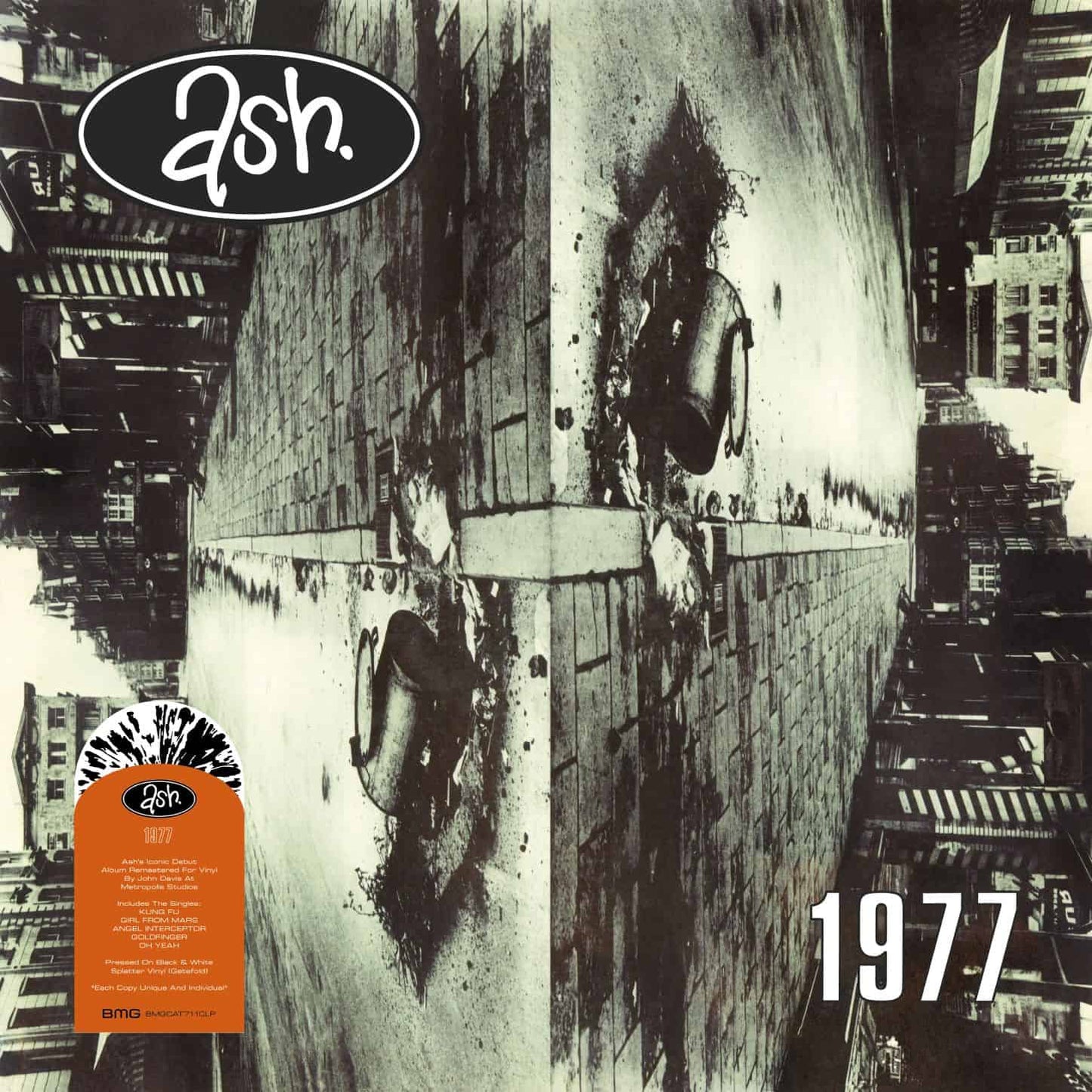 ASH 1977 - Black And White Splatter Vinyl LP - Album