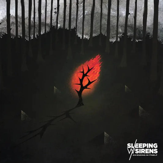 SLEEPING WITH SIRENS An Ending In Itself - Limited Edition Black White Red Swirl Vinyl LP - Album