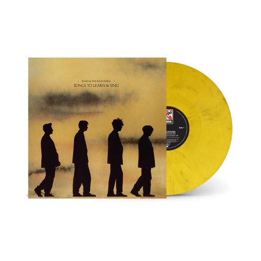 ECHO AND THE BUNNYMEN Songs To Learn & Sing - Limited Edition Yellow And Black Marble Vinyl LP - Compilation