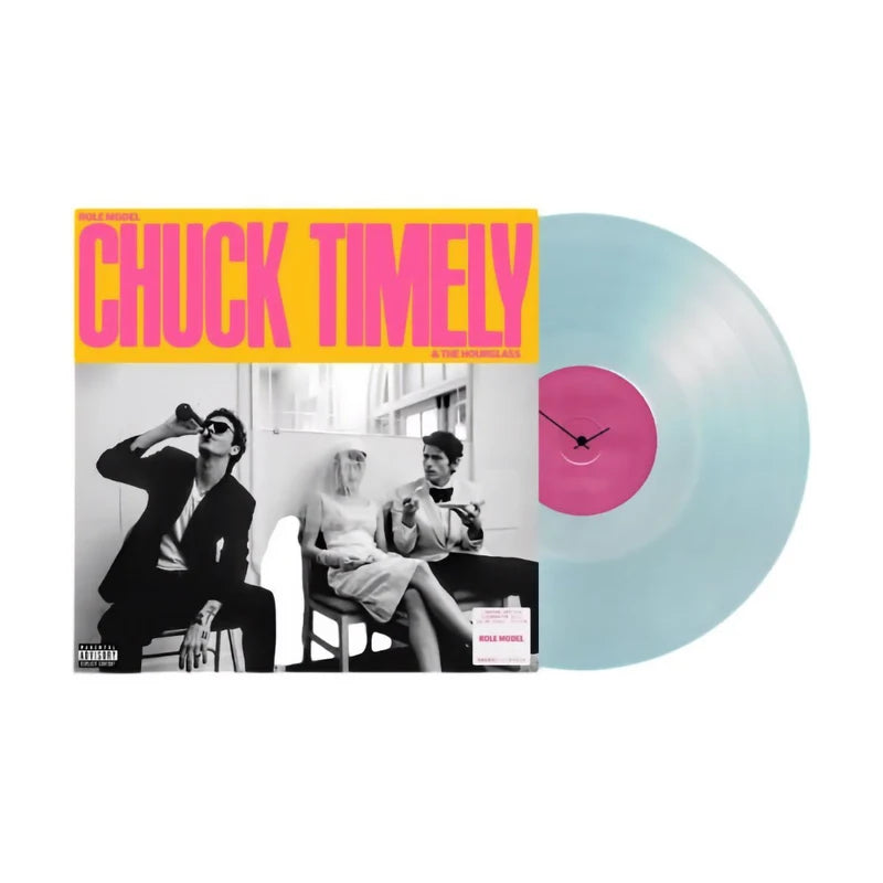 ROLE MODEL Chuck Timely & The Hourglass - Indies Exclusive Translucent Clearwater Blue Coloured Vinyl LP With Poster - Album