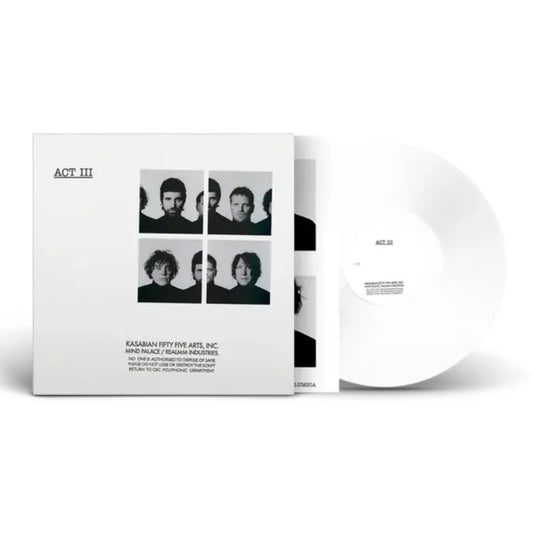 KASABIAN Act III - Limited Edition White Vinyl LP - Album