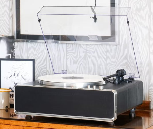 Richmond Bluetooth Turntable with Built-in Speakers Steepletone Black