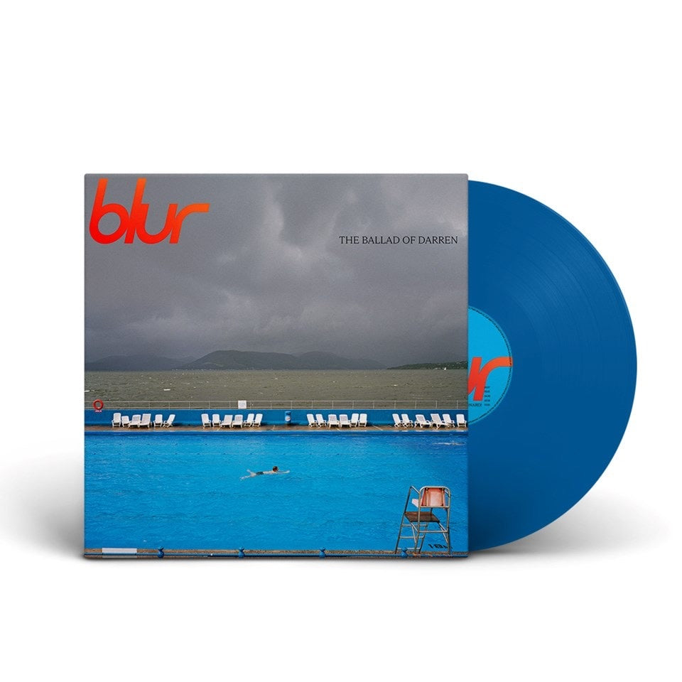 BLUR The Ballad Of Darren - Limited Edition Blue Coloured Vinyl LP - Album