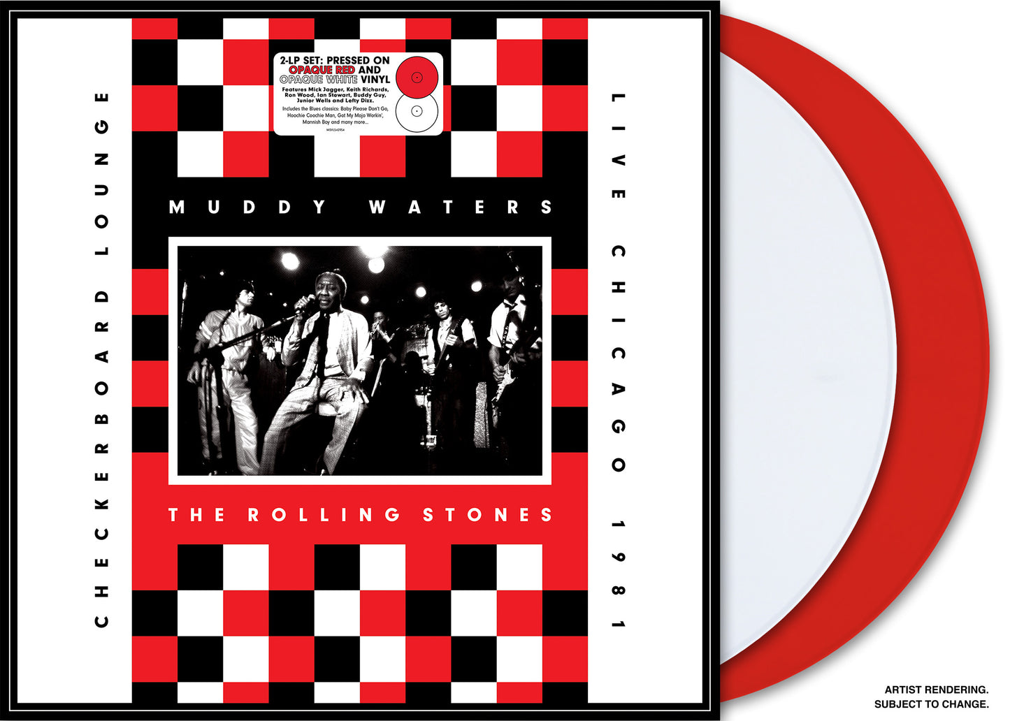 MUDDY WATERS & THE ROLLING STONES Live At The Checkerboard Lounge Chicago 1981 - Limited Edition Vinyl 2LP