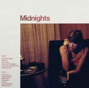 TAYLOR SWIFT Midnights - Special Edition Blood Moon Marbled Vinyl LP - Album