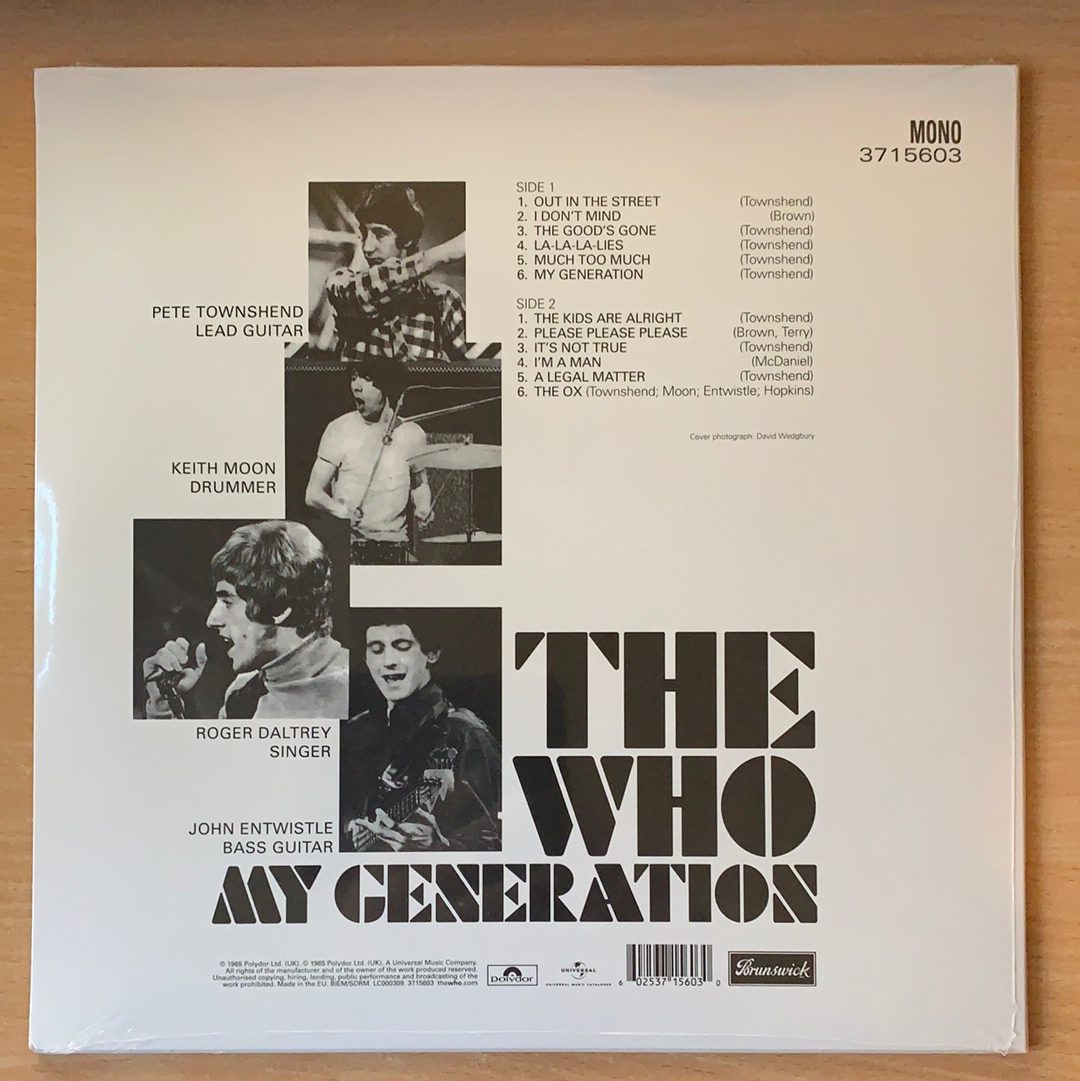The Who - My Generation - vinyl LP